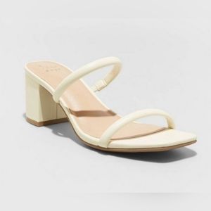 Women's Cris Mule Heels - A New Day" Yellow
